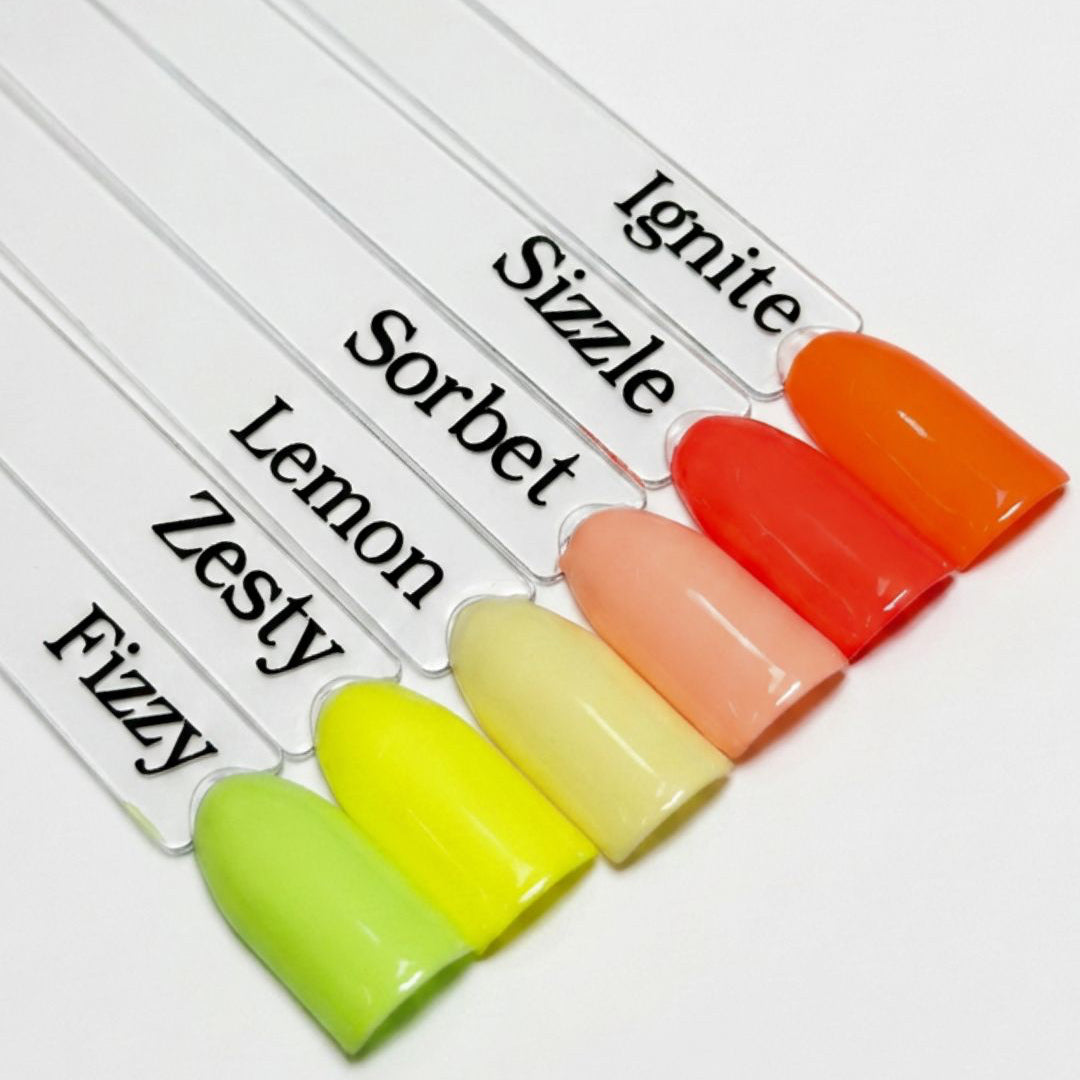 Complete gel polish colour collection