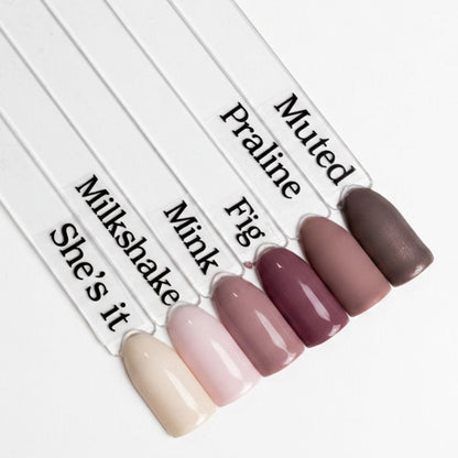 Complete gel polish colour collection